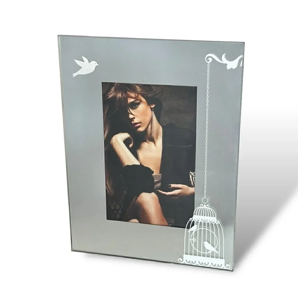 New Modern Mirror Picture Photo Frame 3.5” x 5.5”